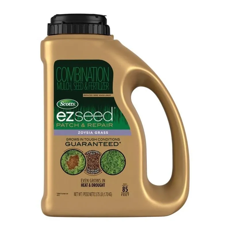 Scotts EZ Seed Zoysia Grass Mix – Partial Shade & Sun, 3.75‑lb Fertilizer, Mulch & Seed