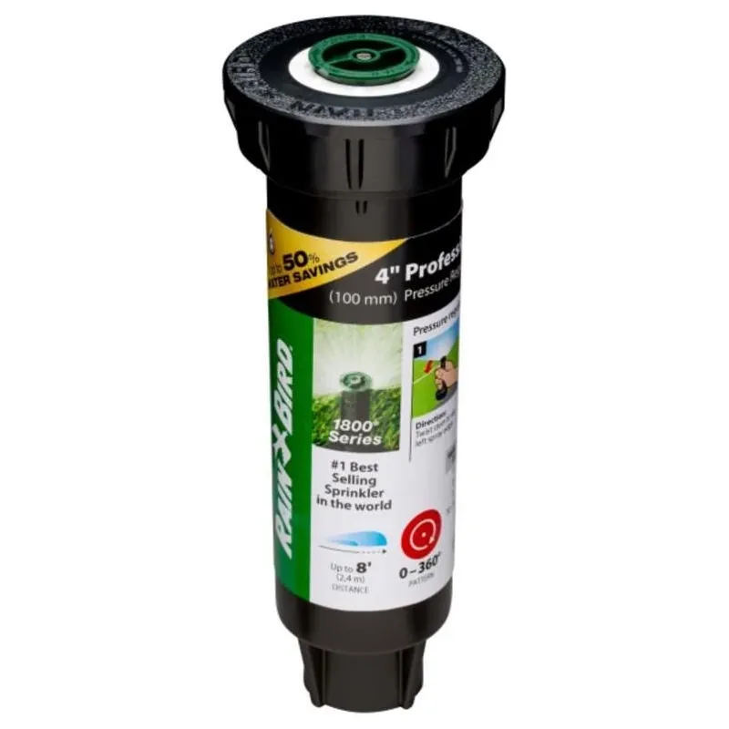 Rain Bird 4‑Inch Adjustable Pop‑Up Sprinkler Head – Precision Irrigation