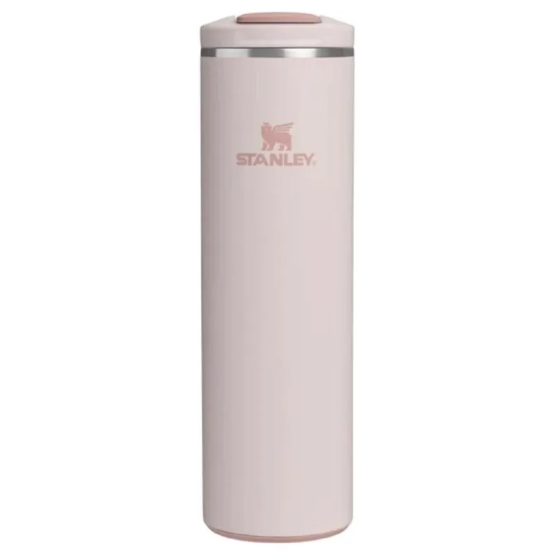 Stanley 20‑oz Rose Quartz Insulated Flip‑Top Travel Mug – BPA‑Free Stainless Steel