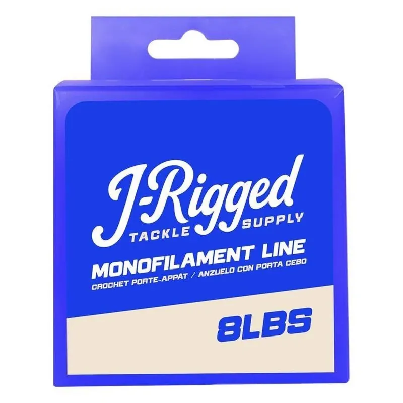 J‑Rigged 8 lb Monofilament Fishing Line – 400 yd Spool