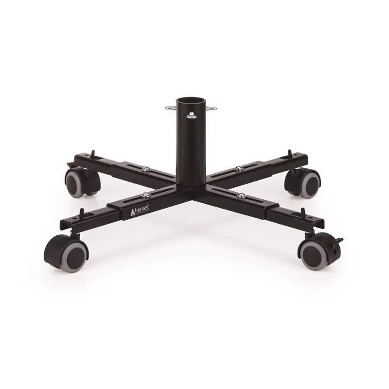 Tree Nest 6‑Foot Heavy‑Duty Metal Rolling Stand For Artificial Christmas Trees