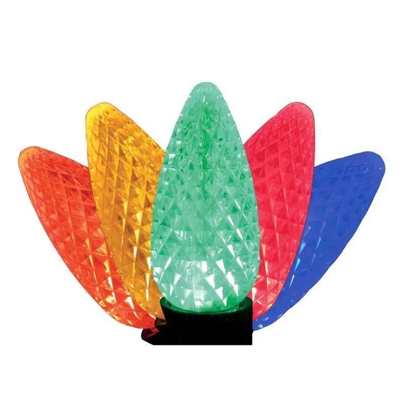 Holiday Bright Lights 25‑Piece Multicolor LED C9 Christmas Bulb String – Energy‑Saving UL‑Listed Holiday Lighting