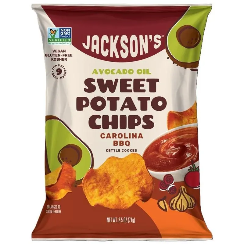 Jackson‘s Carolina BBQ Kettle‑Cooked Potato Chips – 2.5 oz Bag