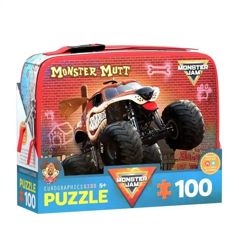 Monster Mutt Lunch Bag 100‑Piece Jigsaw Puzzle By Eurographics – Fun Educational Game For Kids 5+
