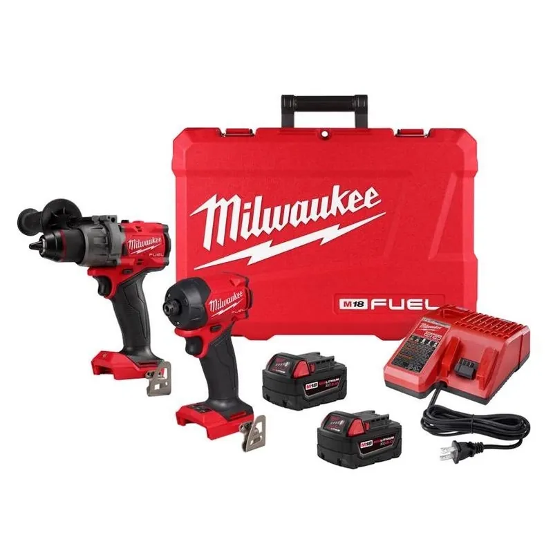 Milwaukee M18 Fuel 2‑Tool Brushless Cordless Combo Kit – 18V Power Pack