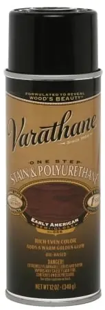 Varathane Semi-Transparent Semi-Gloss Early American Oil-Based One-Step Stain/Poly 12 Oz