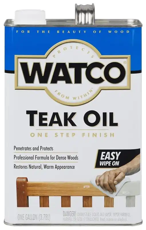 Teak Oil Wood Finish, 1-Gallon