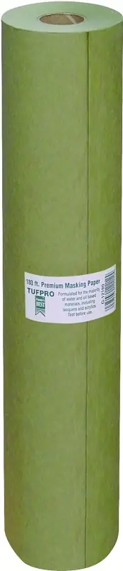 Easymask Premium Green Masking Paper, 12 In X 180 Ft, Model 12212