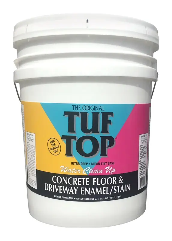 Tuf-top Semi-gloss Ultra-deep/clear Tint Water-based Acrylic Latex Floor & Driveway Coating 5 Gallon