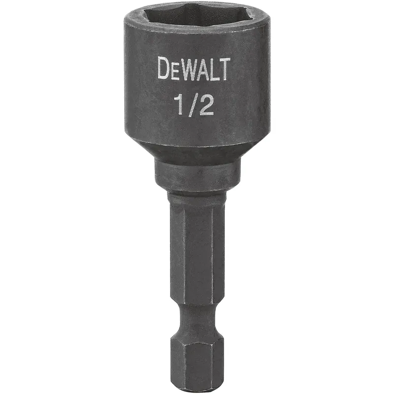 Impact Ready 1/2 In. X 1-7/8 In. L Black Oxide Magnetic Nut Driver