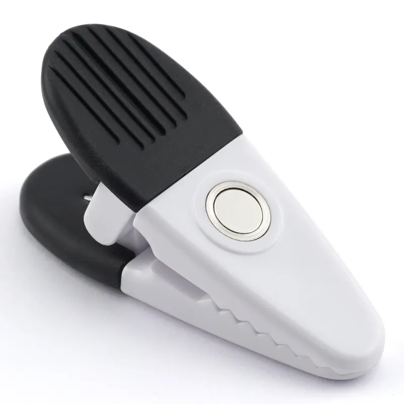 Magnet Source 3.5 In. L X 1.25 In. W Black/White Magnetic Clips 2 Pc
