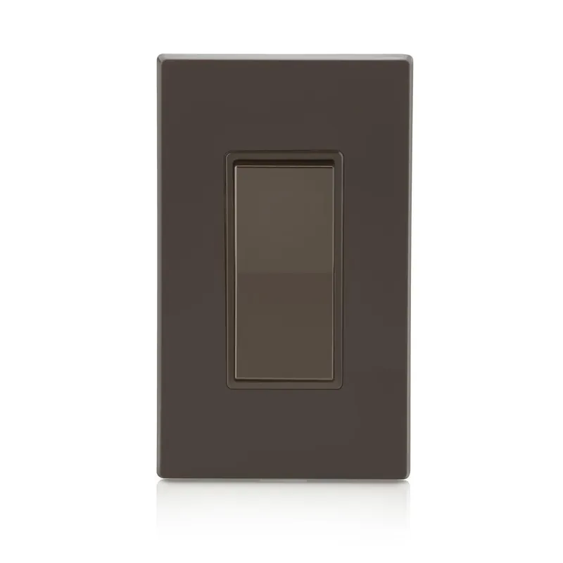 Leviton Decora 15 Amp Single Pole Rocker Ac Quiet Switch Brown