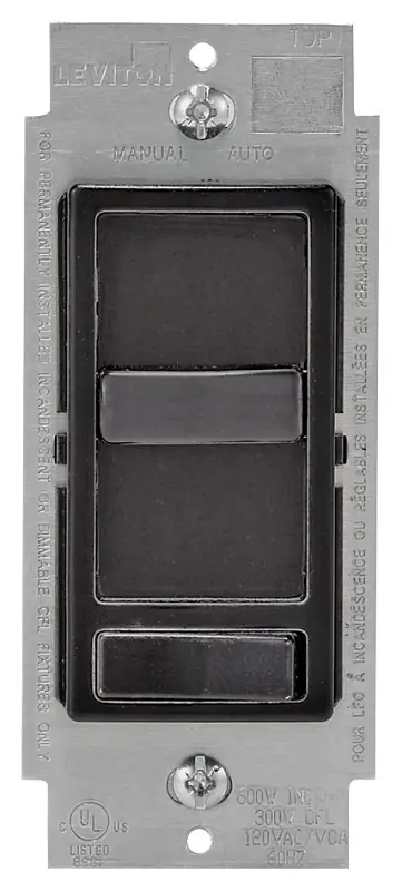 150 Watt Black Universal Dimmer Switch R55-06674-p0e For Led And Cfl