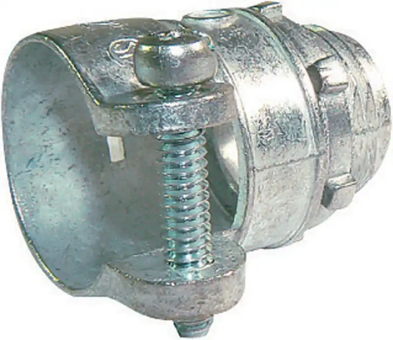 Sigma Engineered Solutions ProConnex 1 In. D Die-Cast Zinc Squeeze Connector For BX, MC And FLEX 1 P
