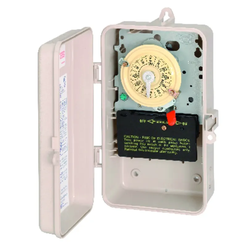 T104p3 Indoor/outdoor Mechanical Timer Switch 208/277 Volt Cream Plastic Enclosure
