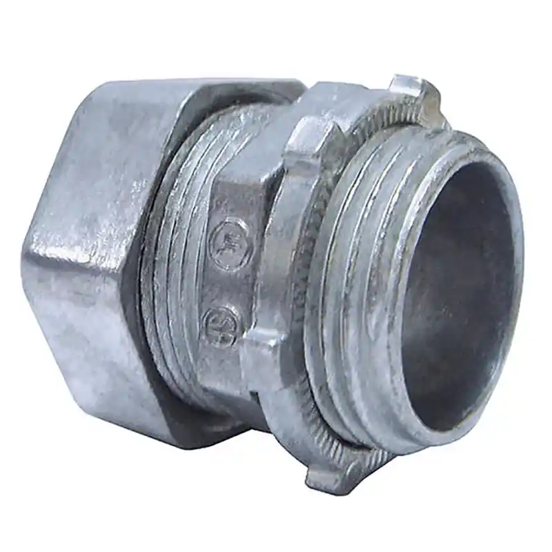 Sigma Engineered Solutions ProConnex 3/4 In. D Die-Cast Zinc Compression Connector For EMT 5 Pk