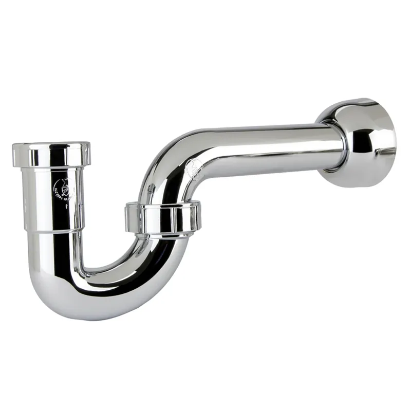 1-1/2 In. Abs Decorative Polished Chrome P-trap With 1-1/4 In. Reducer Washer