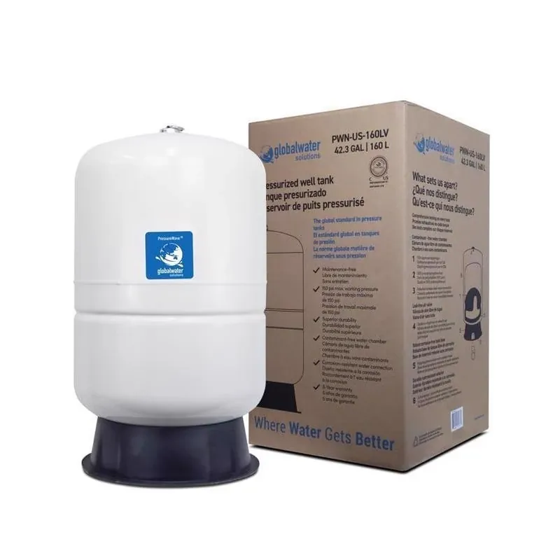 42.3‑gal Pre‑Charged Vertical Pressure Well Tank – PressureWave Series By Global Water Solutions