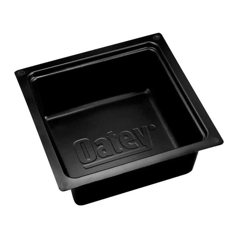 6.5 In. H X 13 In. W X 13 In. L Black Plastic Tub Box For Plumbing Access