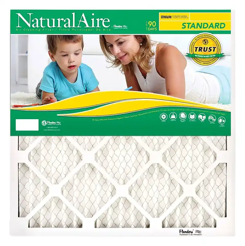 NaturalAire 16-1/2 In. W X 21-1/2 In. H X 1 In. Synthetic 8 MERV Pleated Air Filter 1 Pk