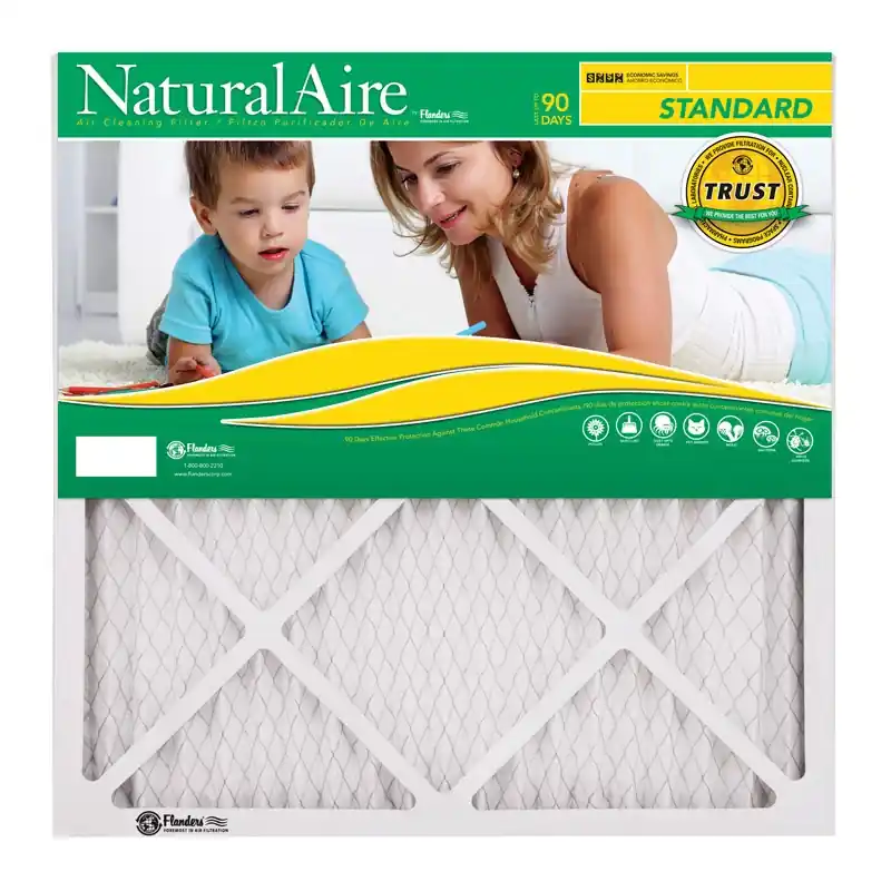 NaturalAire 12 In. W X 18 In. H X 1 In. Synthetic 8 MERV Pleated Air Filter 1 Pk