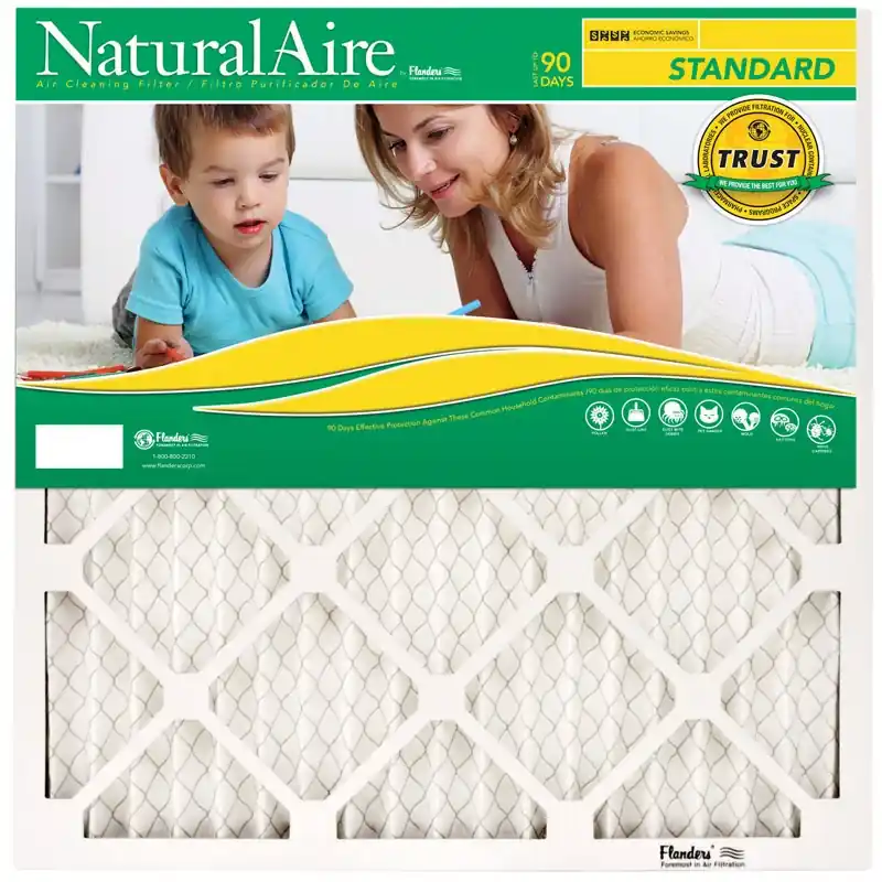 NaturalAire 21-1/2 In. W X 21-1/2 In. H X 1 In. Synthetic 8 MERV Pleated Air Filter 1 Pk