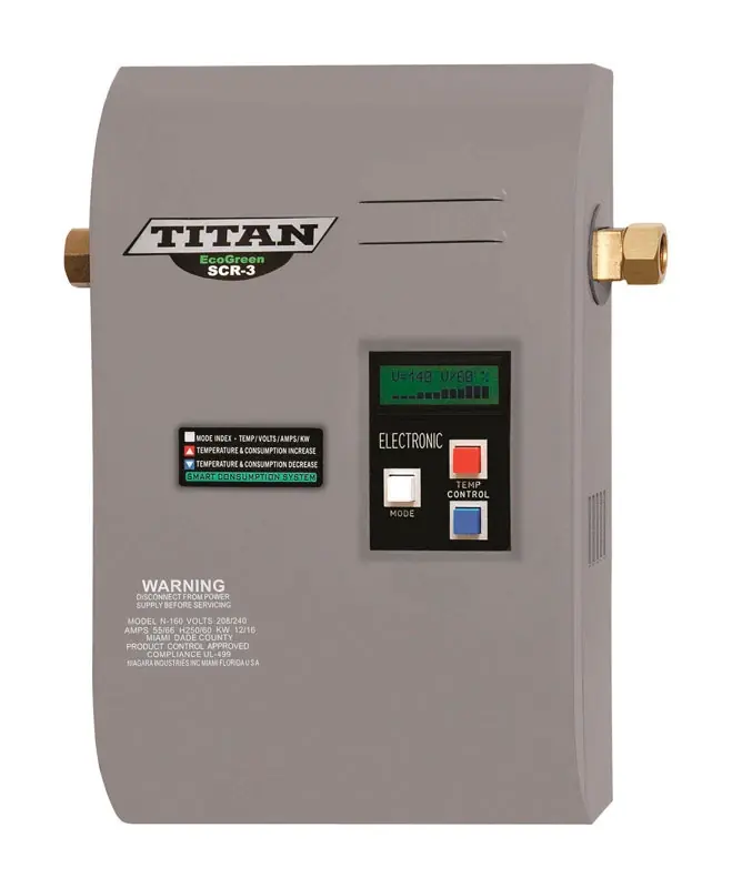N-160 Electric Tankless Water Heater 16 Kw 4.0 Gpm Compact Design