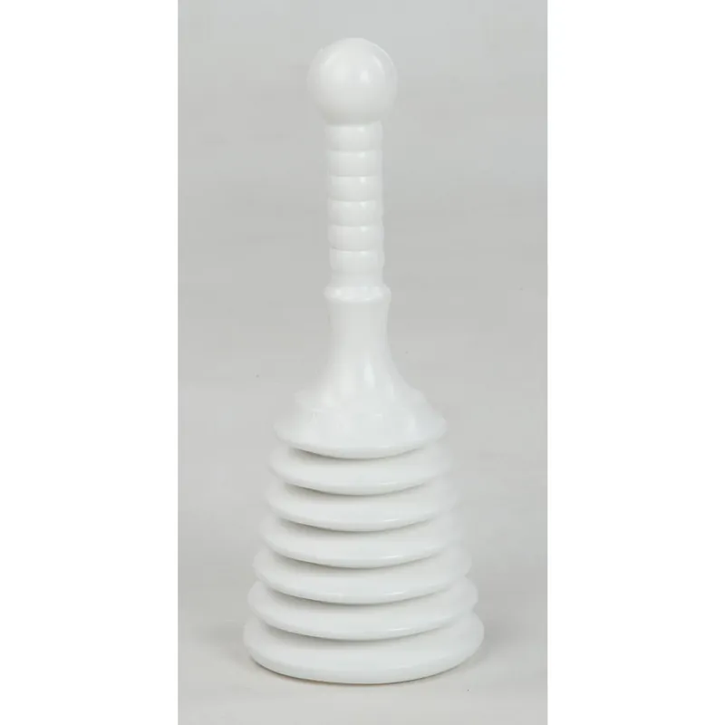 Master Plunger Mini Toilet Plunger 12 In. L X 4 In. D With Bellows Design