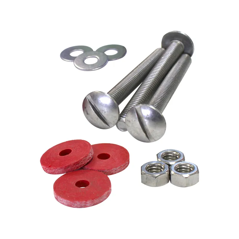 Korky Tank To Bowl Kit Stainless Steel Universal Toilet Repair Parts