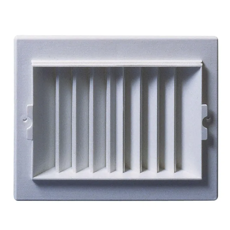 Deflect-o Jordan 8 In. H X 4 In. W 2-way White Plastic Register Cover