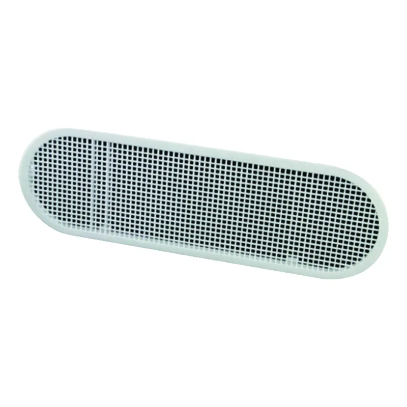 4 In. H X 4 In. W X 12 In. L White Resin Undereave Vent