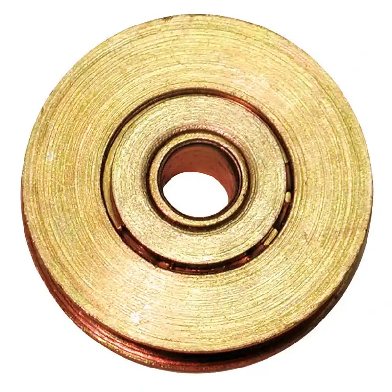 Barton Kramer 1-1/4 In. D X 0.33 In. L Gold Steel Sliding Door Guide 2 Pk