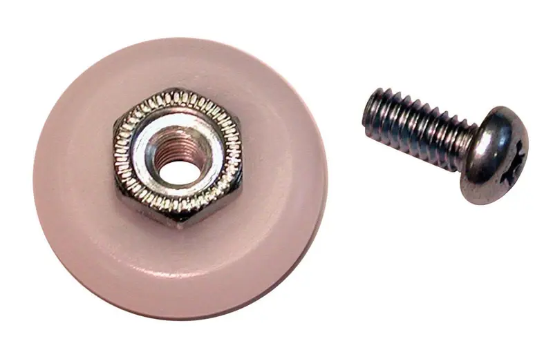 Barton Kramer 7/8 In. D X 1/4 In. L Nylon Roller Assembly 2 Pk