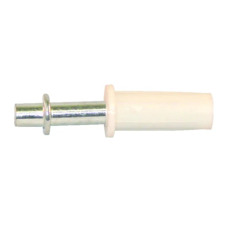 Barton Kramer 3/8 In. D X 1/4 In. L White Plastic Bi-fold Door Pivot 2 Pk