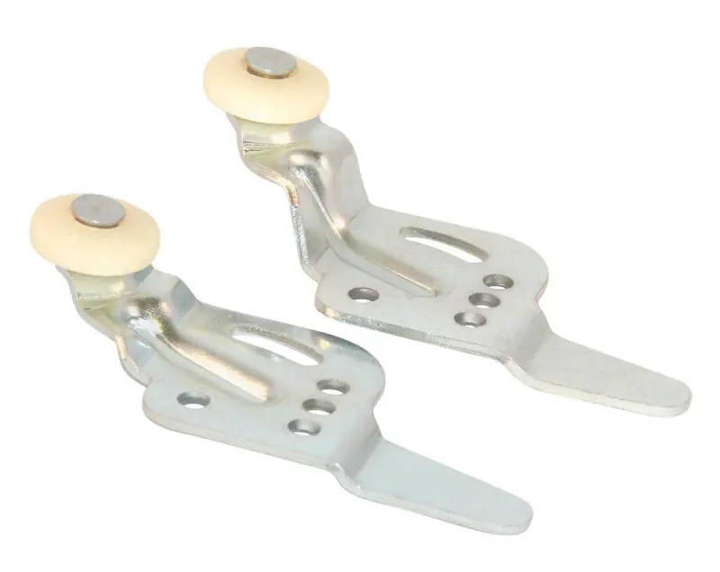 Barton Kramer 3/4 In. D X 1/2 In. L Mill Silver Aluminum Closet Door Hanger 4 Pk
