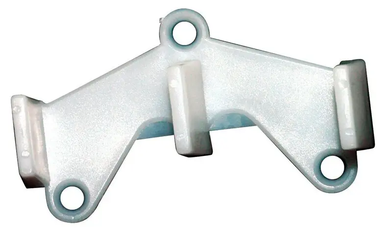 Barton Kramer 0.9375 In. L White Plastic By-Pass Guide 1 Pk