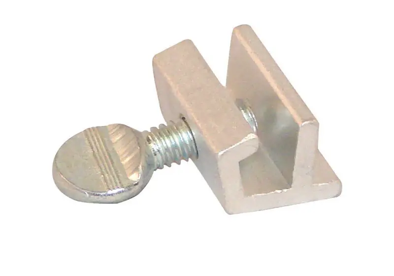 Barton Kramer Silver Aluminum Window Lock 1 Pk