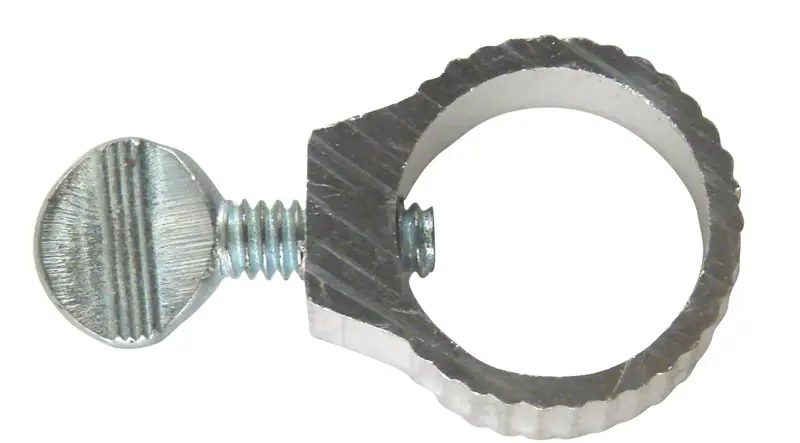 Barton Kramer Silver Aluminum Bracket 1/2 In. L X 0.25 In. H 1 Pk