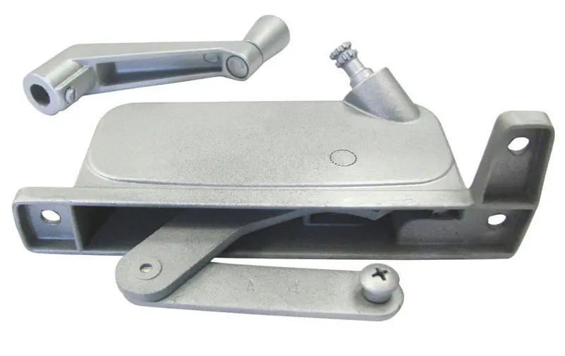 Silver Zinc Right Awning Window Operator Model 208c For T.m. Windows