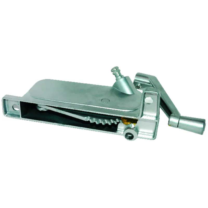 Silver Aluminum Right-hand Awning Window Operator Model 224c