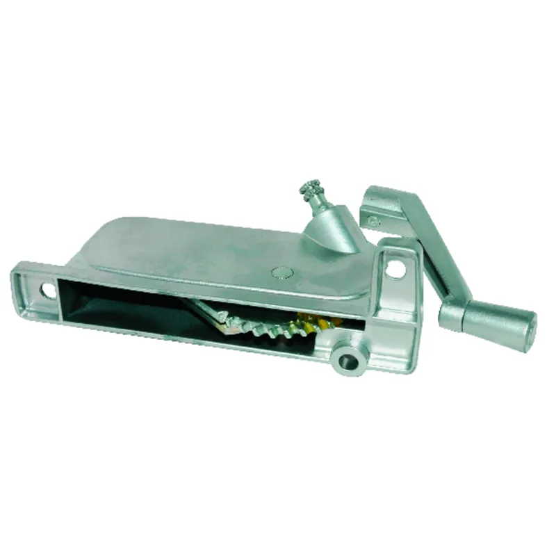 Silver Aluminum Right Awning Window Operator For Crown And Seasonshield Windows