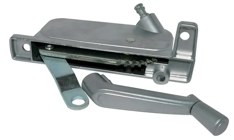 Silver Cast Metal Right Awning Window Operator For Harcar Windows 5-1/4-in