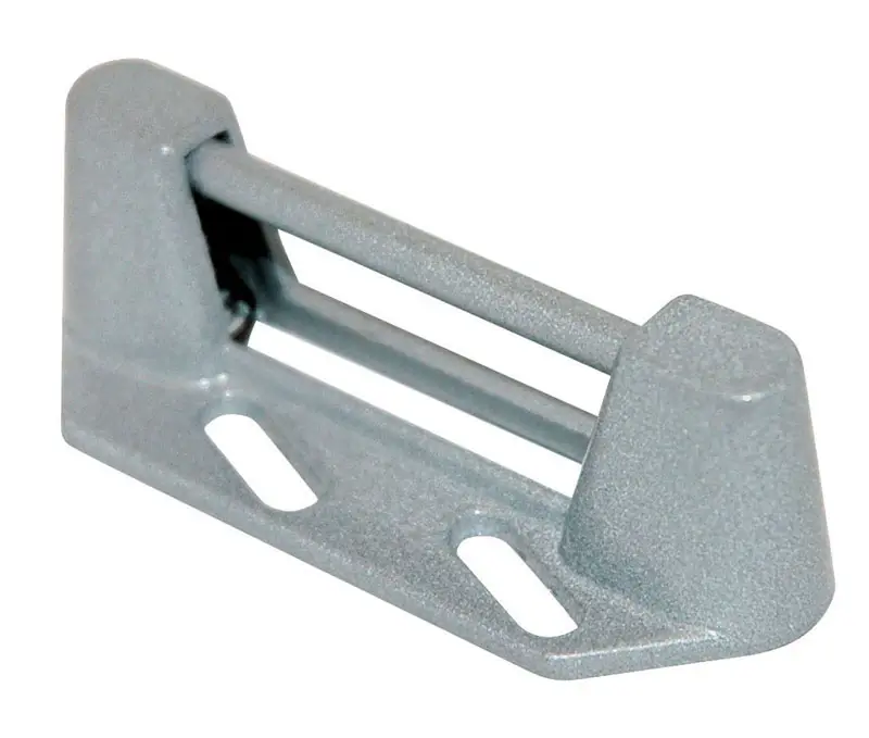 Barton Kramer Satin Silver Aluminum Door Latch 1 Pk