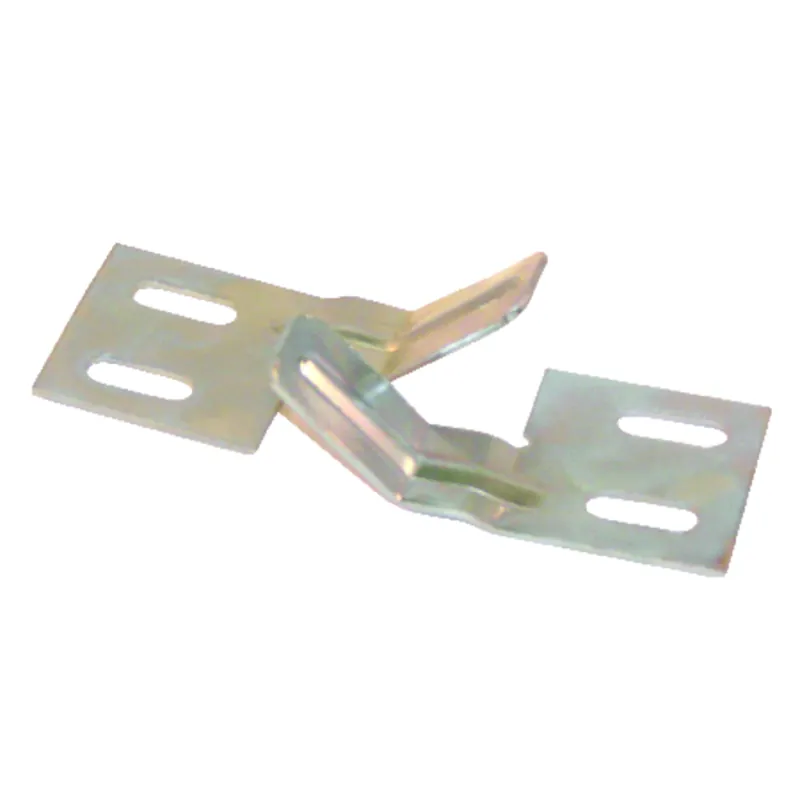Barton Kramer 1-3/8 In. L Mill Silver Steel Door Aligner 2 Pk