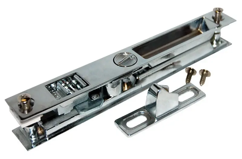 Chrome-plated Patio Door Lock Model 444c For Sliding Doors
