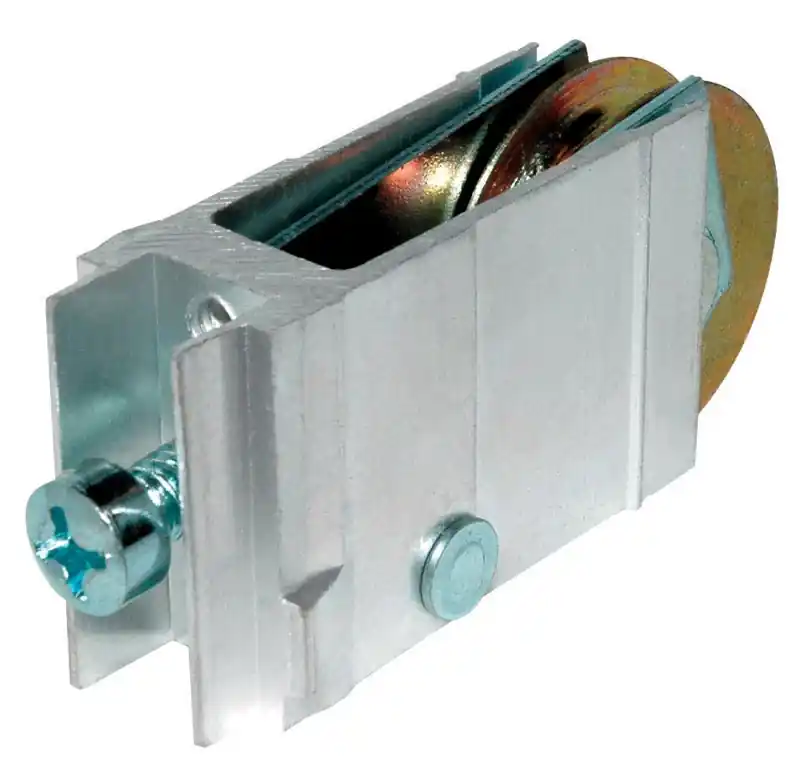 Barton Kramer 1-1/4 In. D X 3/4 In. L Mill Aluminum/Steel Patio Door Roller Assembly 1 Pk