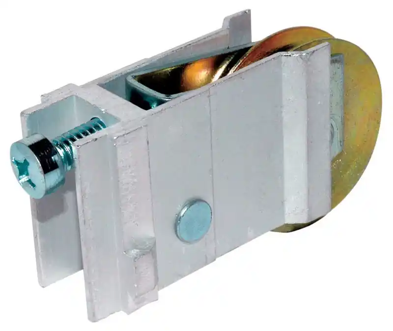 Barton Kramer 1-1/2 In. D X 2.12 In. L Mill Aluminum/Steel Roller Assembly 1 Pk