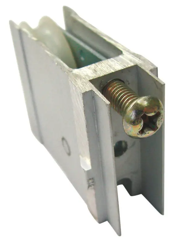 Barton Kramer 1-1/2 In. D X 1/3 In. L Aluminum/Nylon Patio Door Roller Assembly 1 Pk