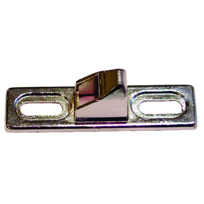 Barton Kramer Chrome Silver Cast Metal Latch Keeper 1 Pk