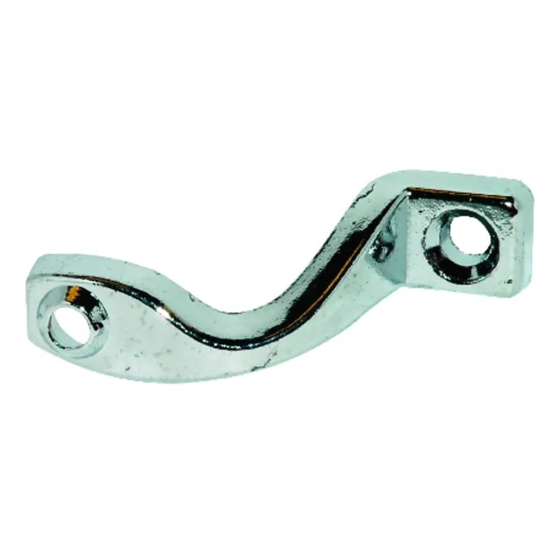 Barton Kramer 1.75 In. L Chrome Silver Wood Bracket 2 Pk